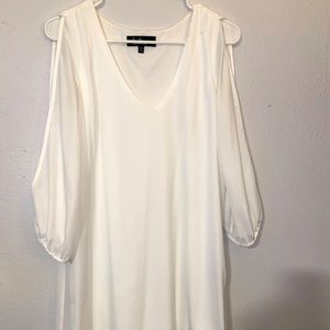 Lulu’s White Flowy Dress